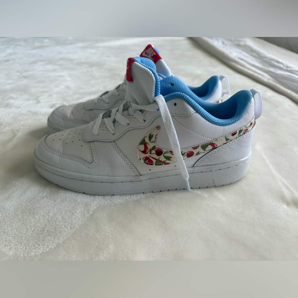 Nike White Sneakers with Cherry Design - Picture 2 of 6